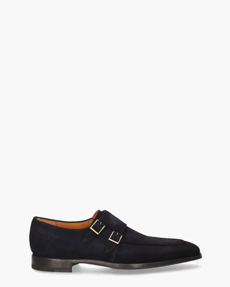 Magnanni 23696, nette schoenen voor heren in donkerblauw