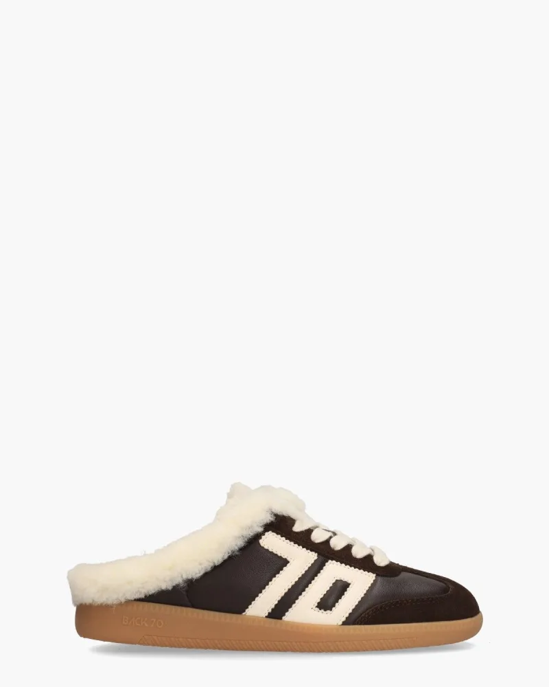Back 70 Easter Fur Lined, sneakers voor dames in donkerbruin