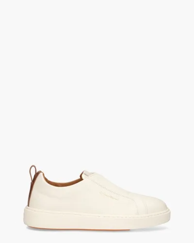 Thema witte sneakers: Santoni 61224, sneakers voor dames in wit