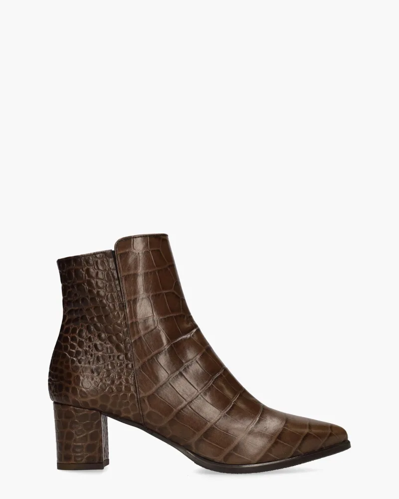 Nalini 21I078C, enkellaarsjes & boots voor dames in donkerbruin