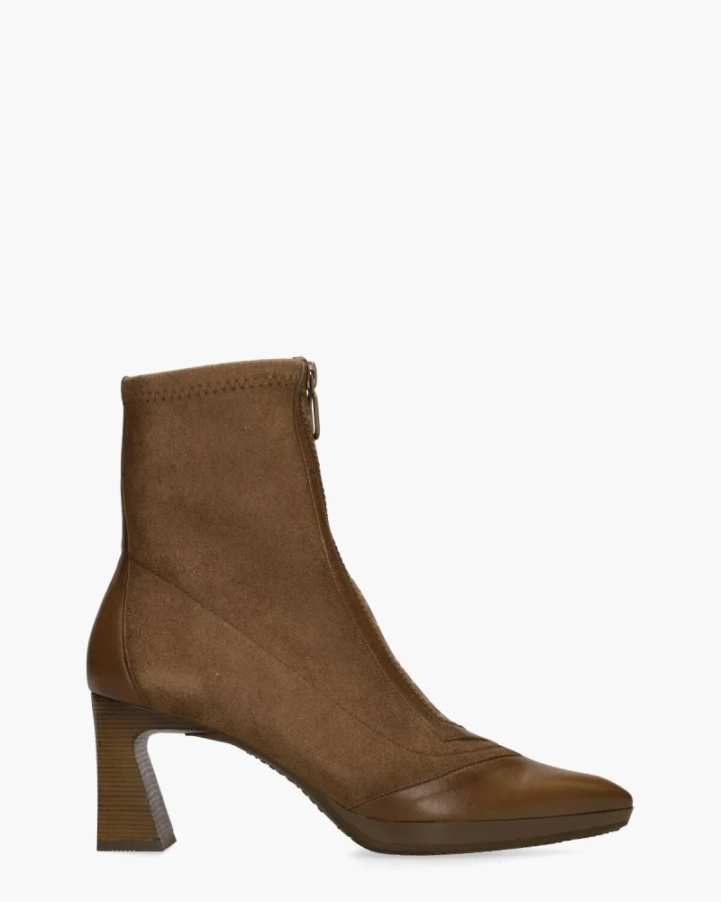 Hispanitas Hispani HI254186, enkellaarsjes & boots voor dames in bruin