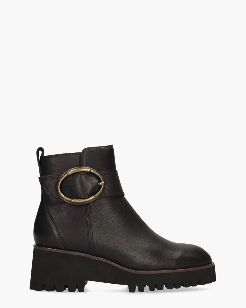 Di Lauro Palmyra, enkellaarsjes & boots voor dames in zwart
