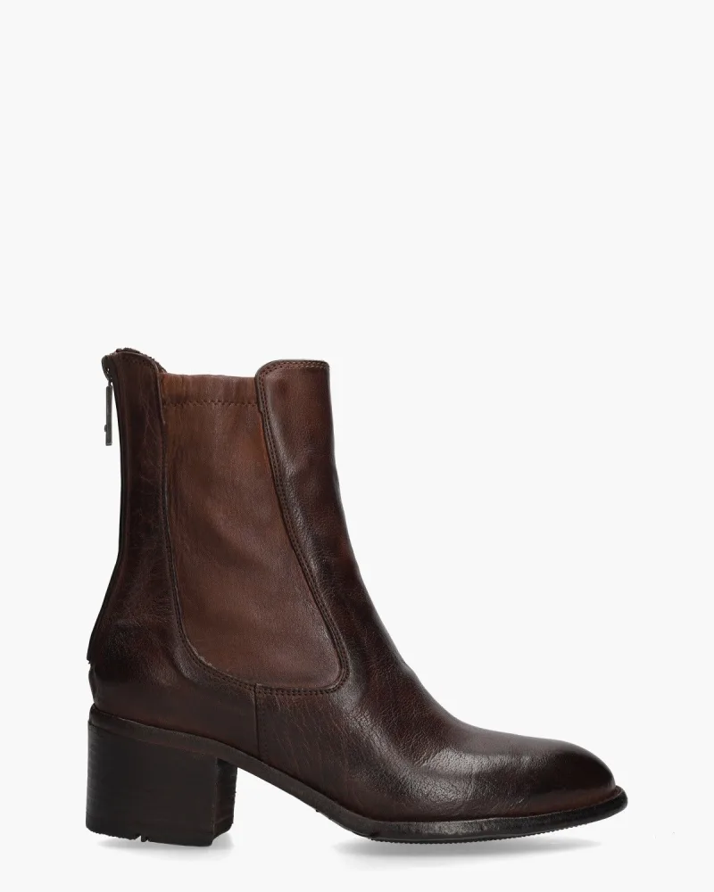 Lemargo AP06A, enkellaarsjes & boots voor dames in donkerbruin