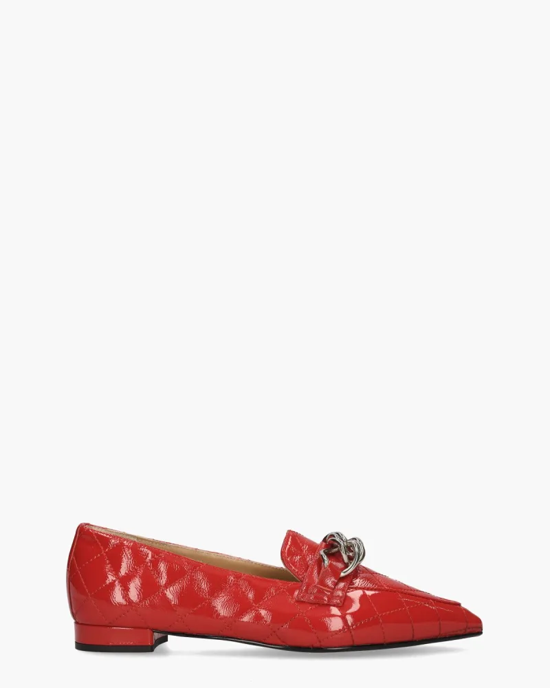 Nalini 23I048, instappers & loafers voor dames in rood