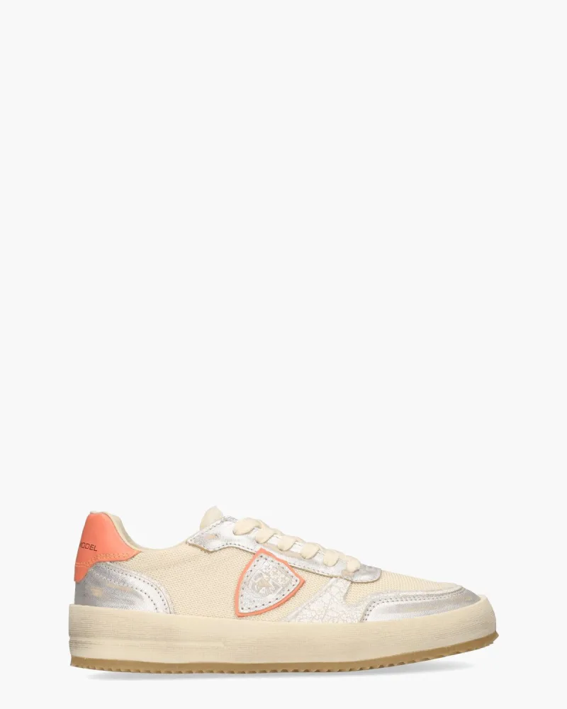 Philippe Model Nice, sneakers voor dames in beige