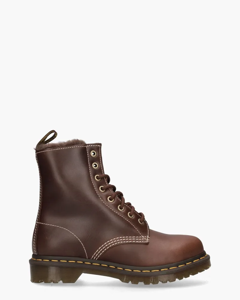 Dr. Martens 1460 Serena, laarzen voor dames in donkerbruin