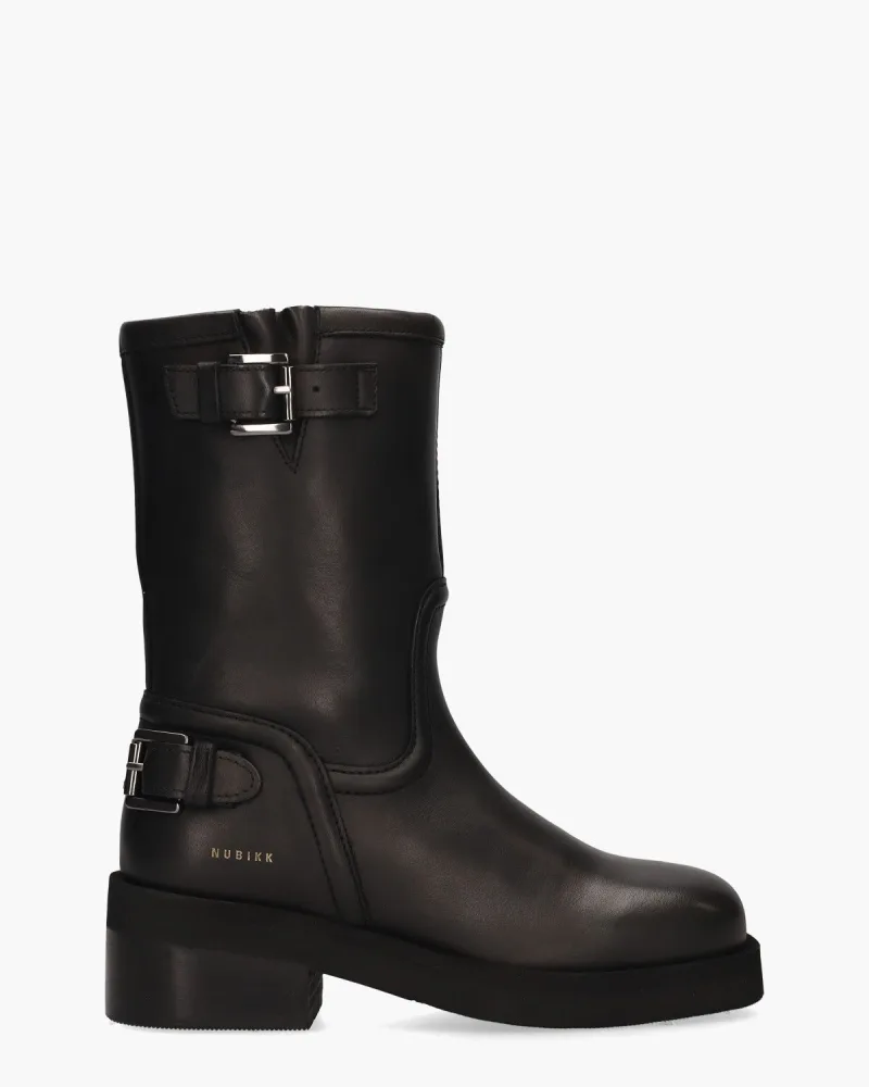 Nubikk Eve Leva, enkellaarsjes & boots voor dames in zwart