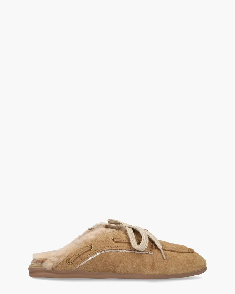 Miss Behave Rapid Soul Aloyse, slippers voor dames in beige