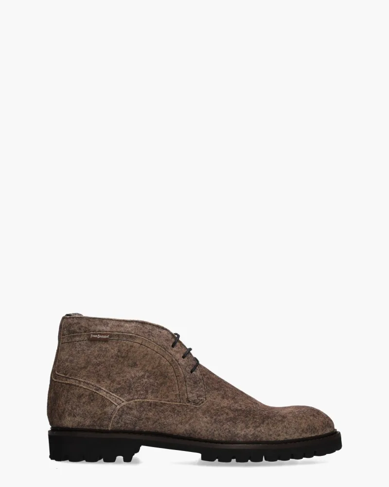 Floris Van Bommel De Floter 01.08, enkellaarsjes & boots voor heren in bruin