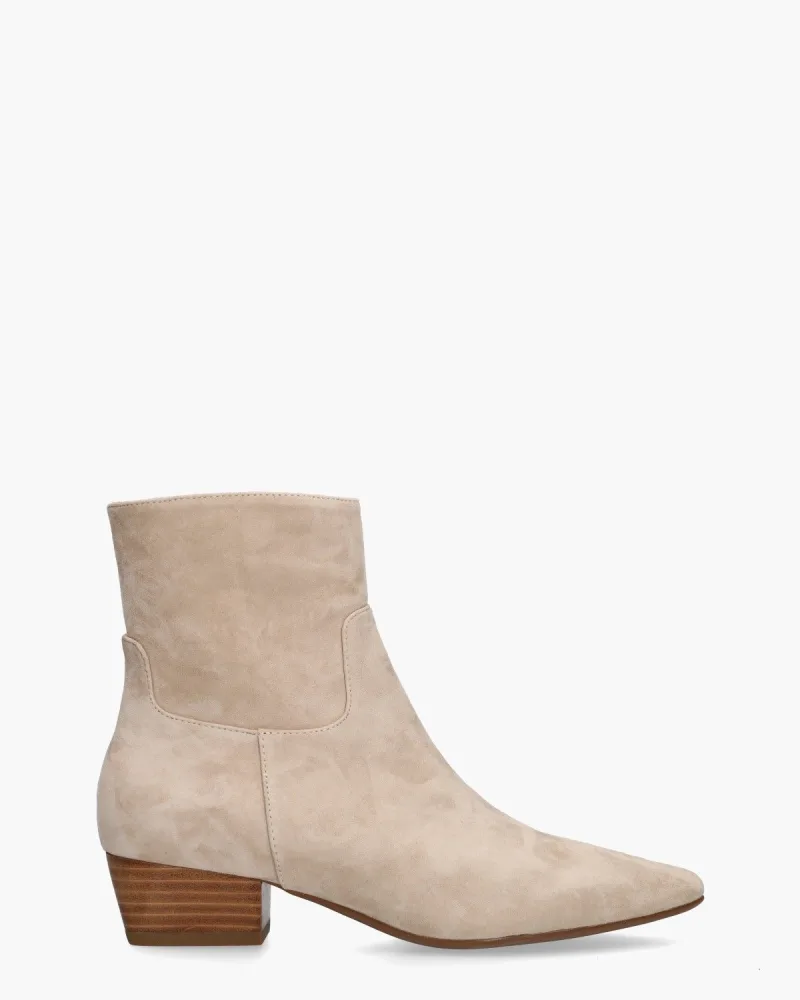 Di Lauro Carabella, enkellaarsjes & boots voor dames in beige
