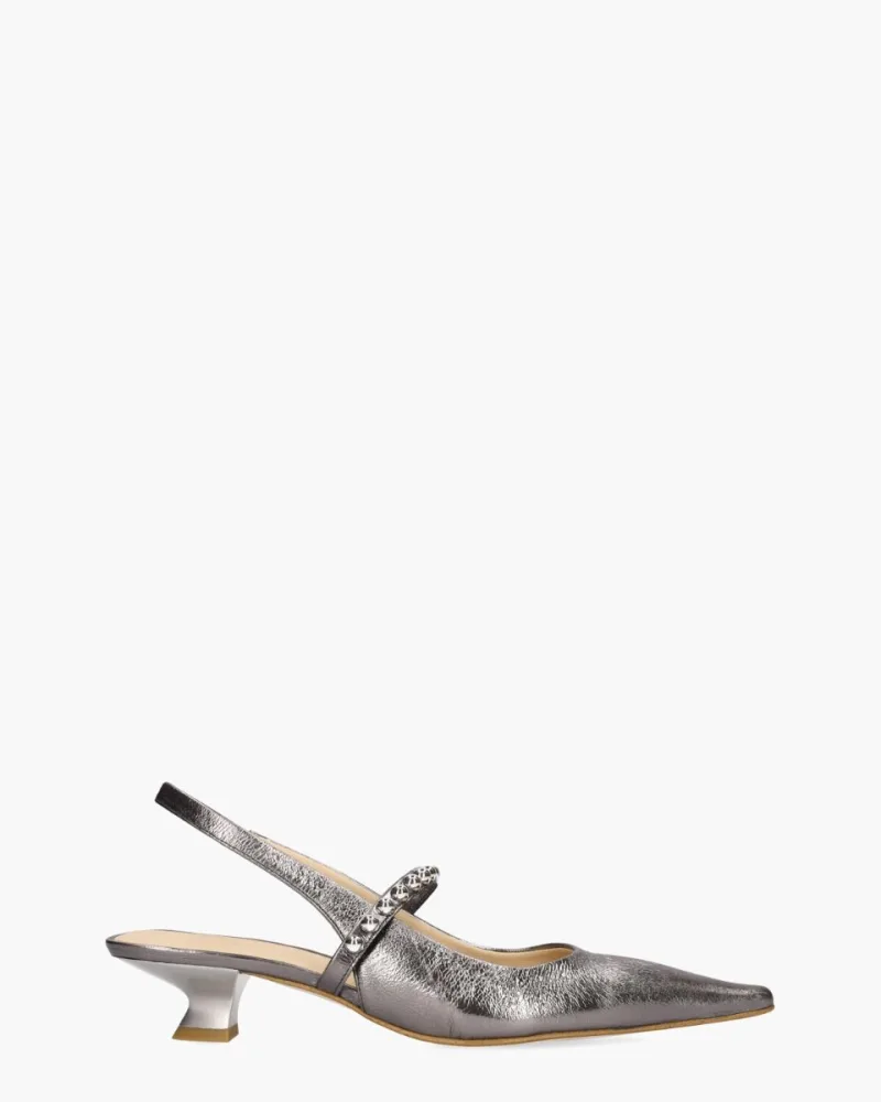Zinda 3039 Zilvergrijs, pumps voor dames in zilver