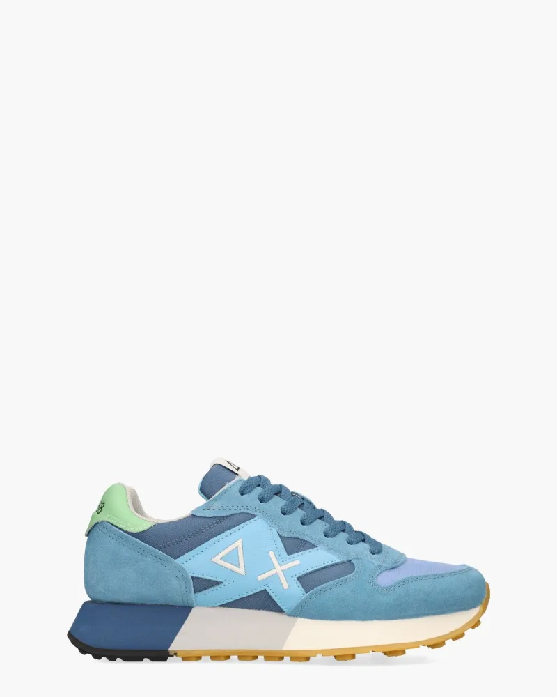 Sun68 Jaki 2.0 Bicolor Turquoise/, sneakers voor heren in blauw