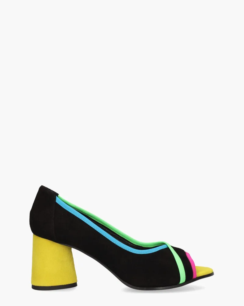 Daniele Ancarani Daria, pumps voor dames in zwart/multicolor