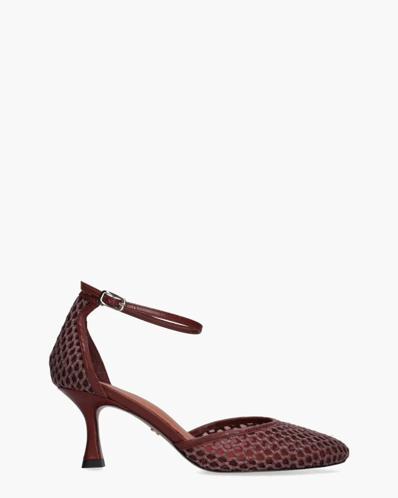Lola Cruz Liana Bordeauxrood, pumps voor dames in rood