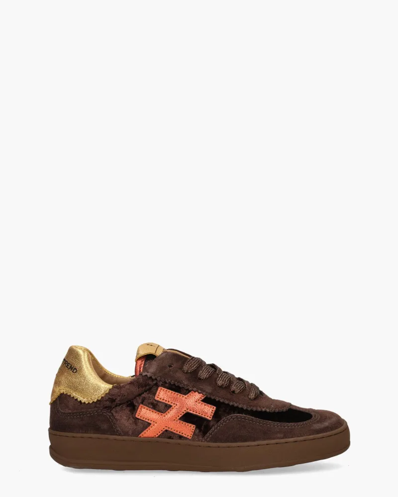 Another Trend Iconic II, sneakers voor dames in donkerbruin