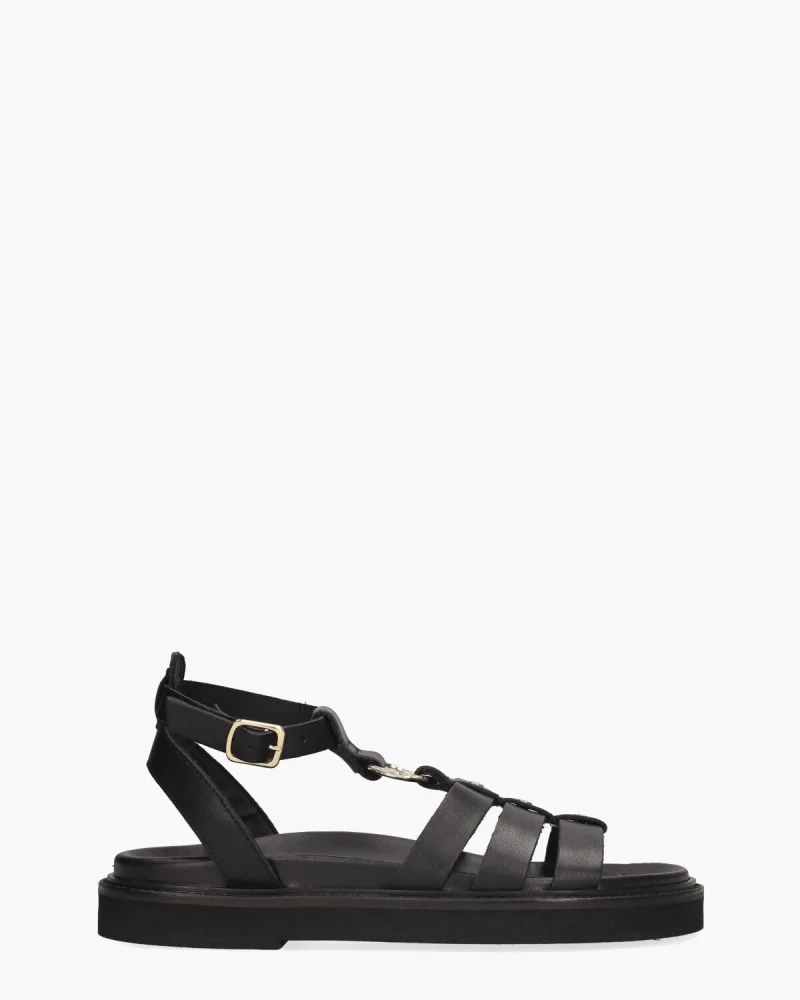 Toral Naxos, sandalen voor dames in zwart