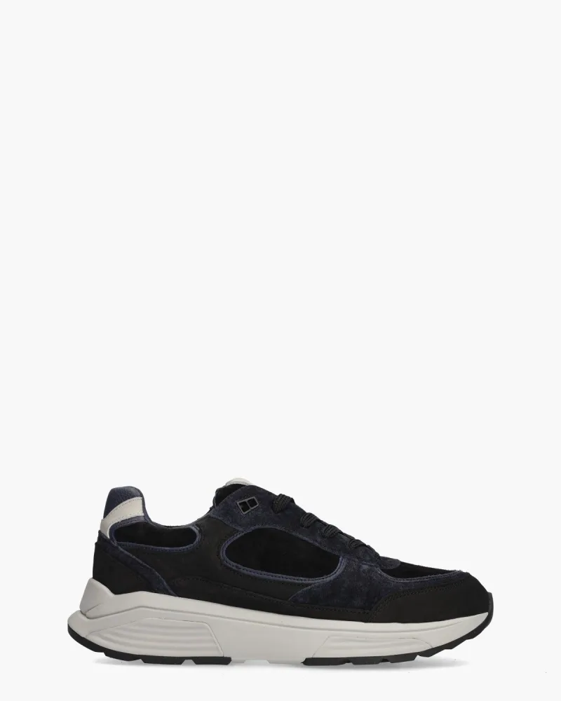 Xsensible Manhattan, sneakers voor heren in zwart/donkerblauw
