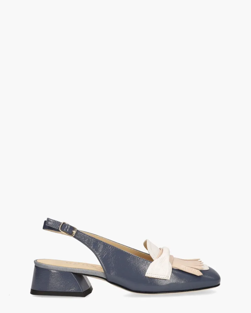 Brunate 32281, instappers & loafers voor dames in blauw
