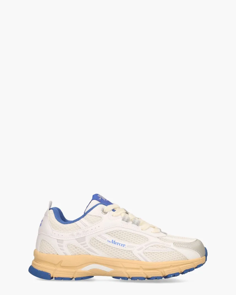 Mercer Amsterdam The Re-Run Grape, sneakers voor dames in wit/kobaltblauw