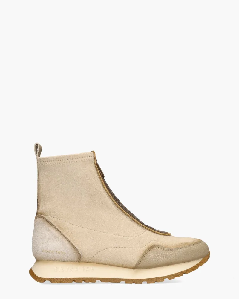 Hispanitas Hispani HI254354, enkellaarsjes & boots voor dames in beige