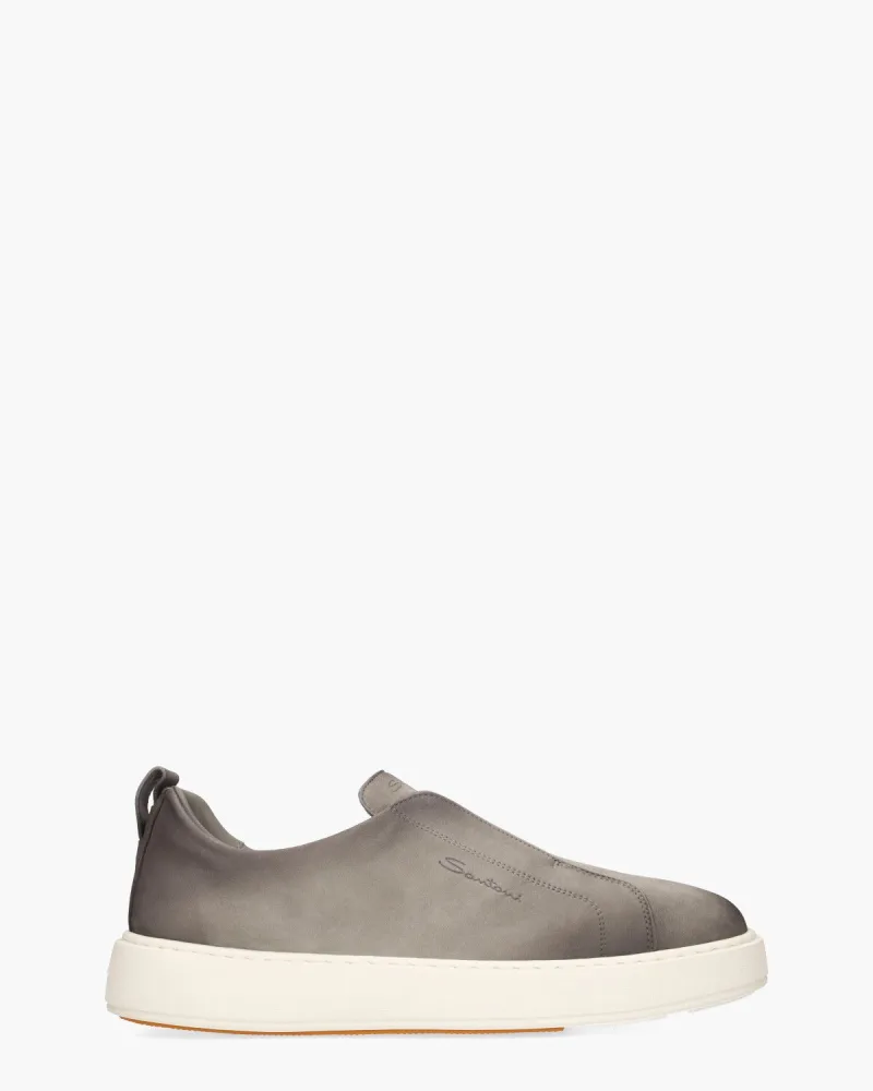 Santoni 21995, sneakers voor heren in grijs