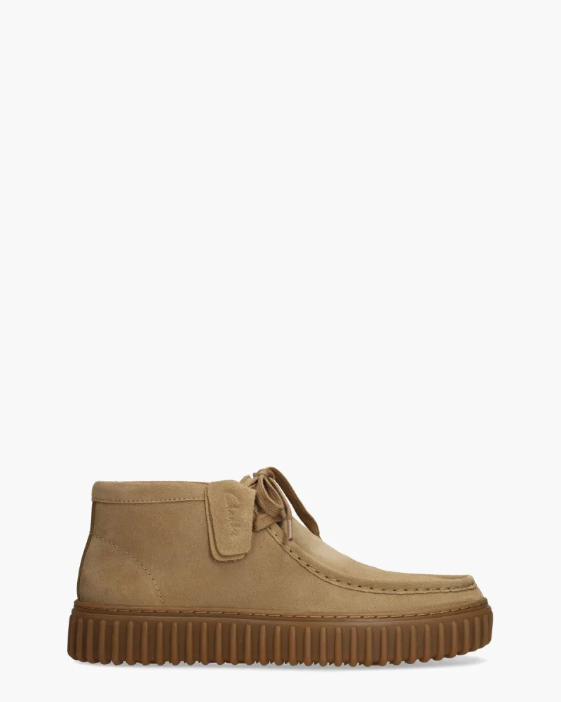 Clarks originals Torhill Hi, enkellaarsjes & boots voor heren in bruin