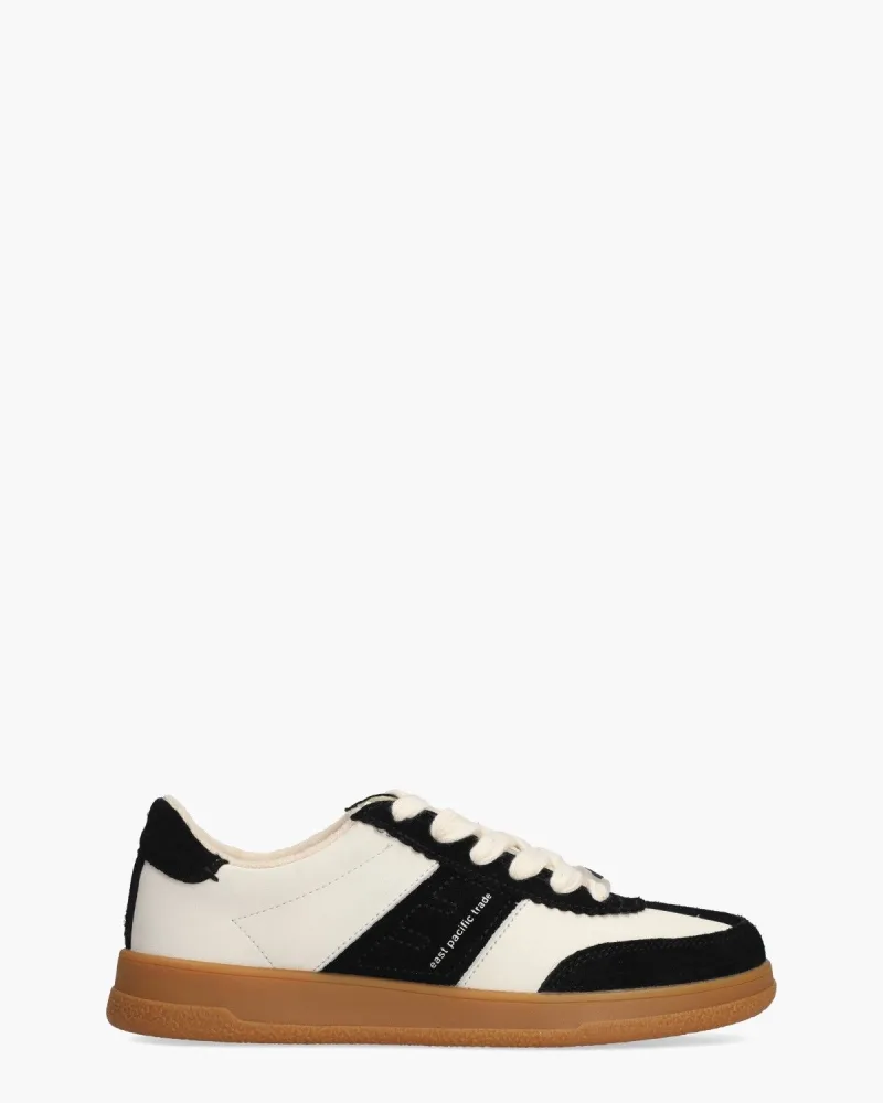 East Pacific Trade Santos, sneakers voor dames in zwart/wit
