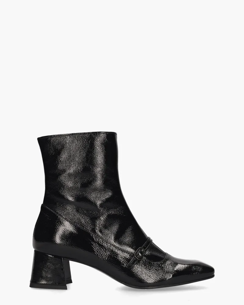 Zinda 2901, enkellaarsjes & boots voor dames in zwart