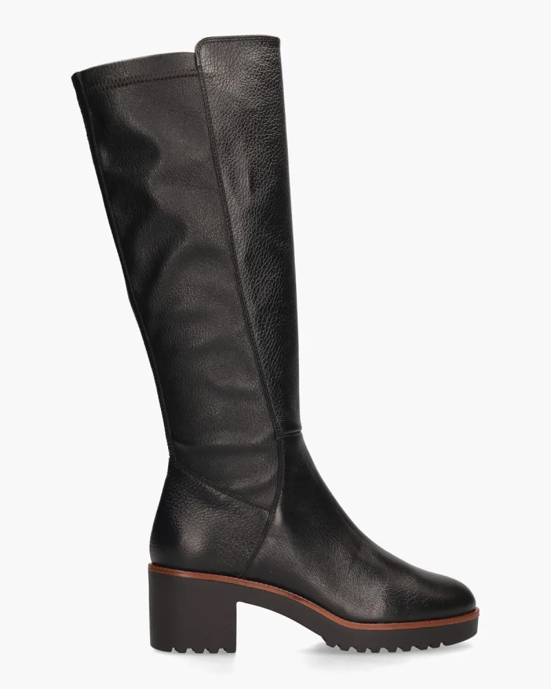 DLSport 6413, enkellaarsjes & boots voor dames in zwart