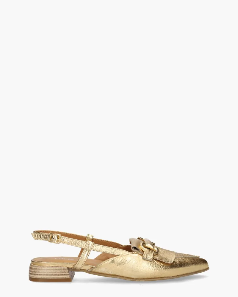 Gioia T98103401, instappers & loafers voor dames in goud