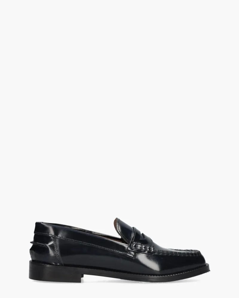 Barbara Brera Amara, instappers & loafers voor dames in donkerblauw