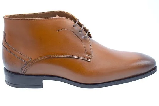 Greve 1540, enkellaarsjes & boots voor heren in cognac